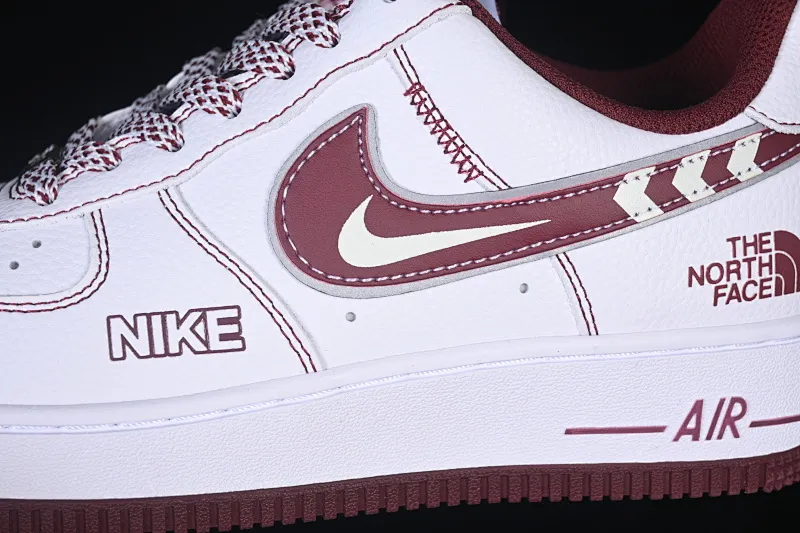 All categories Nk Air Force 1 Air Force series Nk Air Force 1 Low Air Force low-top Nike Air Force 1'07 Low North Face joint white rust red Air Force 1 low-top casual sneakers SU2305-141
